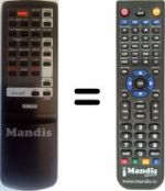 Replacement remote control Yamaha AX380
