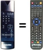 Replacement remote control Technisat VC3004