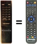 Replacement remote control Amstrad SRD400