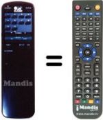 Replacement remote control Amstrad SRX501