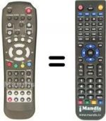 Replacement remote control DIGIQUEST 8000SCI