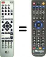 Replacement remote control LG LH-W5200