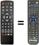 Replacement remote control DIGIQUEST 7400T