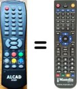 Replacement remote control ALCAD RT-009