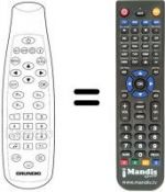 Replacement remote control Grundig DTR1200