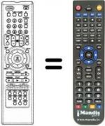 Replacement remote control LG DVD4800