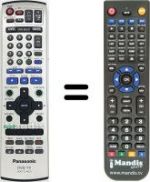 Replacement remote control Panasonic DMRE-65
