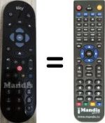 Replacement remote control Humax ESi-160