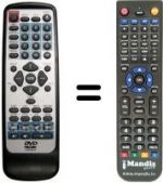 Replacement remote control JEPSSEN JX-6 HD