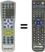 Replacement remote control Amstrad D230