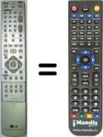 Replacement remote control LG RH199HS