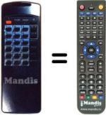 Replacement remote control FTE MAXIMAL ESR3200