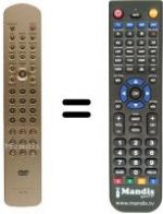 Replacement remote control RC17DV