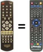 Replacement remote control RC4300DV