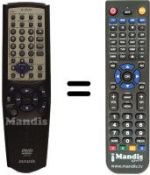 Replacement remote control RC-ZVL07