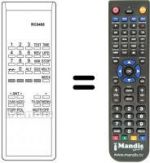 Replacement remote control RC0405-D2MAC