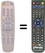 Replacement remote control Techwood TW2510