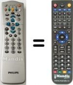 Replacement remote control Philips DSR2210-03