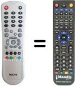 Replacement remote control RCX115