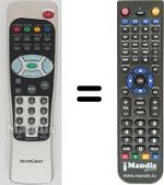 Replacement remote control MAXVIEW RG405-DT5