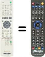 Replacement remote control Sony RDR-GX120