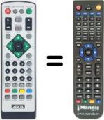 Replacement remote control RT0190