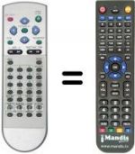 Replacement remote control Daewoo 2122