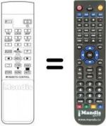 Replacement remote control Multichoice SRD14