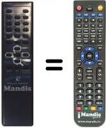 Replacement remote control Daewoo DSR210
