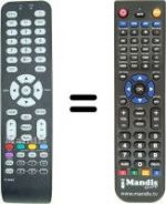 Replacement remote control Thomson 46E91NF32