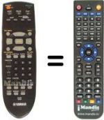Replacement remote control Yamaha DVD-S830