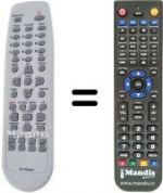Replacement remote control Daewoo DRX370S