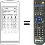 Replacement remote control INTERBURG M 530