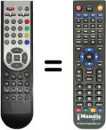 Replacement remote control Sungoo LCD-32.02