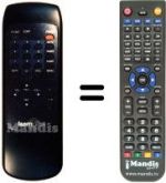 Replacement remote control SAT WORLD SW2400