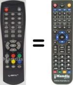 Replacement remote control DIESSETEK DST 105