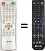 Replacement remote control MDV14