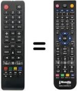 Replacement remote control ND24N2800M