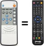 Replacement remote control REMCON2226