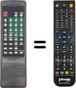 Replacement remote control REMCON2227