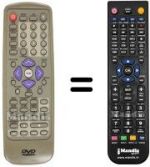 Replacement remote control Daewoo REMCON564