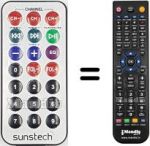 Replacement remote control REMCON2228
