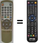 Replacement remote control 00104 K