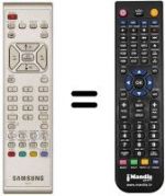 Replacement remote control Samsung LW 17E24C