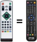 Replacement remote control Schaub Lorenz SL 330 TNT HDMI