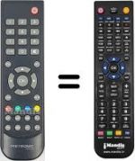 Replacement remote control Metronic 441598