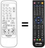 Replacement remote control Sinudyne SV 9088