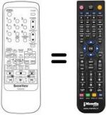 Replacement remote control Sinudyne SV 9222