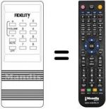Replacement remote control 09156