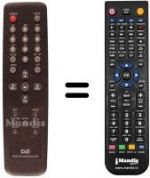 Replacement remote control 1000 IR